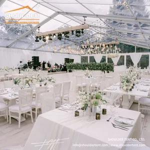 Fabrika özel moda lüks su geçirmez parti çadırları marquee çadır düğün