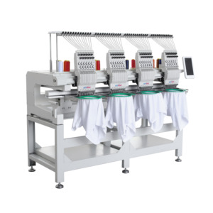 Nhà Máy Trung Quốc Đa Chức Năng 4 Đầu 15 Kim Cap Shirt Máy Thêu Phẳng - Product Image 1