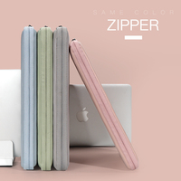 Étui pour ordinateur portable et tablette TAIKESEN, couleur mate, étui pour ordinateur portable, protection en PU, simili cuir, housse fine pour ordinateur portable pour Mackbook