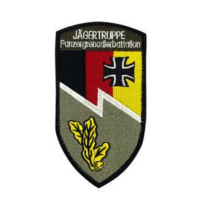 شارة ألمانية تكتيكية مطرزة قابلة للكي صديقة للبيئة مصنوعة يدويًا إكسسوار للقبعات والملابس وحقائب الظهر - Product Image 4