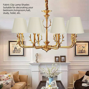 Paralume in Carta Ecologico Fatto a Mano Economico <span class=keywords><strong>Lampadario</strong></span> Moderno Paralume in Pergamena <span class=keywords><strong>per</strong></span> Uso Interno - Product Image 6