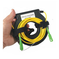 Carga ficticia Fibra óptica Anillo-rollo Tipo 1km 2km SC/APC OTDR Launch Cable Box