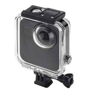 Puluz es adecuado para la cámara deportiva panorámica <span class=keywords><strong>GoPro</strong></span> <span class=keywords><strong>Max</strong></span>, carcasa impermeable con base y tornillo largo, resistente al agua hasta 45 metros. - Product Image 5