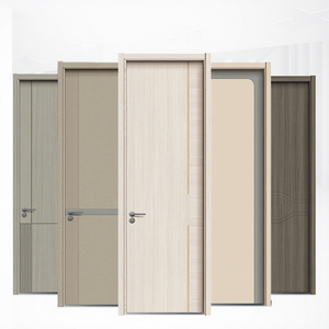 Puertas interiores minimalistas de MDF con aislamiento acústico para uso en oficinas domésticas - Product Image 1