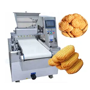 Small Scale and Mini Biscuit Production Line for cookie Making Machine with Bakery Oven Factory Price