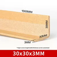 Bande de protection d'angle en papier renforcé épaissi en forme de L, anti-collision, protection environnementale, coins droits pour cartons