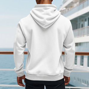 Sweat à capuche unisexe en maille décontracté et tendance automne 2025, coupe oversize, épais, avec cordon de serrage, en polaire respirante, imprimé et avec poche - Product Image 2