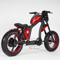 Vélo électrique à pneus larges rapide, Fat Bike Chopper, 45 km/h, Mangosteen FT-02, vélo électrique de ville, 1500W 48V 30Ah, vélos électriques