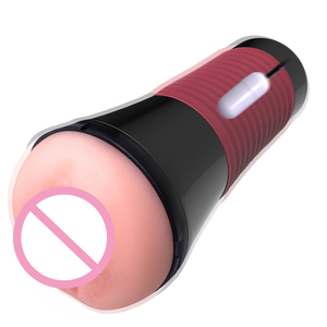 J'aime MELO Vente flash Masturbateur masculin rechargeable par USB Multi-fréquence Vagin réaliste 3D Jouet sexuel pour adultes pour hommes Masturbation - Product Image 1