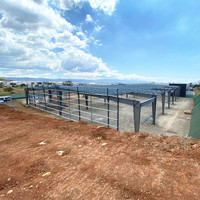 Edificio Prefabricado de Acero de Construcción Rápida y Moderna para Cobertizos Agrícolas, Supermercados, Almacenes/Talleres