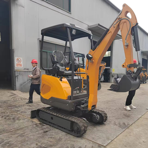 Livraison gratuite. Mini-excavatrice, moteur de 1,6 tonne conforme aux normes environnementales, excavatrice sur chenilles - Product Image 1