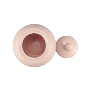 Pot de sucre en forme de boule en porcelaine, Pot de sucre avec couvercle <span class=keywords><strong>sucrier</strong></span> en céramique de ml - Product Image 4