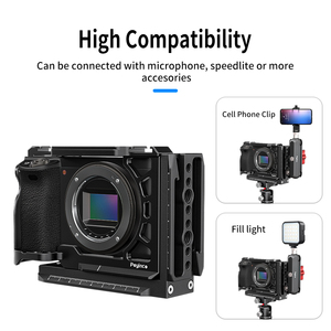 DSLR kamera L braketi dikey yatay anahtarlama Tripod hızlı bırakma plakası ile uyumlu DJI RS 4/RS <span class=keywords><strong>2</strong></span>/RS <span class=keywords><strong>3</strong></span> - Product Image 4