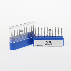 Kit di Frese Diamantate per Lucidatura Dentale, Frese per Manipoli ad Alta Velocità FG con Misure Miste, Attrezzatura Odontoiatrica - Product Image 2
