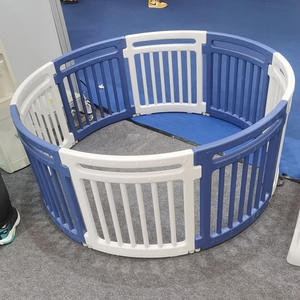 Ağır Hizmet Tipi Plastik Köpek Oyun Parkı İç Mekan Katlanabilir Evcil Hayvan Çiti Kalınlaştırılmış Güvenlik Bariyeri Köpekler Yavrular Toptan - Product Image 6