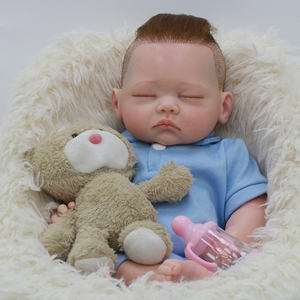 2022 nouveau Offre Spéciale belle 18 pouces <span class=keywords><strong>bébé</strong></span> <span class=keywords><strong>Reborn</strong></span> corps complet <span class=keywords><strong>Silicone</strong></span> pour patron poupée jouet pour garçons doux bricolage jouet - Product Image 5