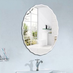 Espejo de Maquillaje de Baño de Vidrio Irregular Dorado Vintage Moderno con Marco de Aluminio Personalizado para Decoración de Sala de Estar <span class=keywords><strong>Ecoliving</strong></span> - Product Image 6