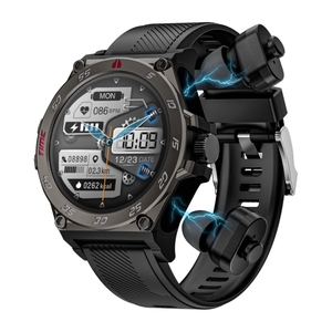 Montre intelligente sport 1.53 pouces LC18, IP67, avec écouteurs, moniteur de santé pour le sommeil, la fréquence cardiaque et la pression artérielle. - Product Image 1