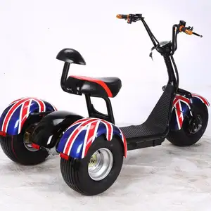 Good Quality New Electric Tricycles 3 wheel electric Fat Tire Citycoco Model EH THREE