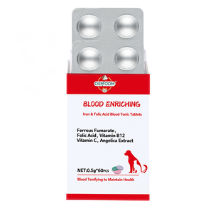 Hızlı emilim OEM ODM tahıl içermeyen organik Pet beslenme takviyeleri kan zenginleştirici kan tontonic tabletler Folic asit <span class=keywords><strong>Vitamin</strong></span> B12 - Product Image 3