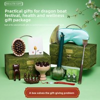 Coffret Cadeau Bien-être Pratique : Kit de Massage Minimaliste Moderne avec Fleurs en Soie pour la Fête des Enseignants et les Anniversaires