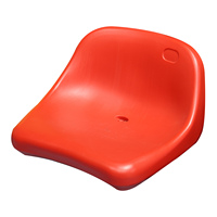 Chaise de stade en plastique HDPE durable, approvisionnement direct d'usine, siège de tribune extérieur pour les matchs de football, prix compétitif