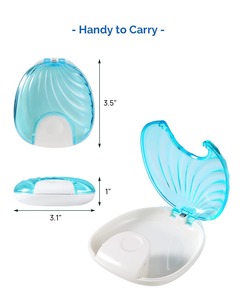 Boîte de rangement pour appareil dentaire à bouton-poussoir, aligneur orthodontique, appareil dentaire - Product Image 4
