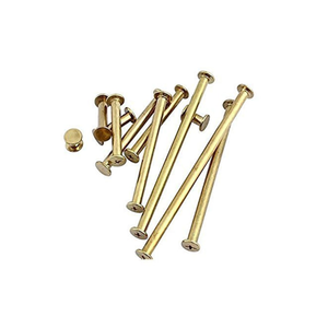 Brass File <b>Screw</b>, Easy to Install Protects Components Suitable for Automotive and Machinery Use - Product Image 5