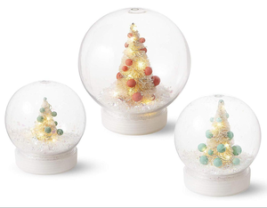 Kit de globo de nieve DIY de plástico transparente con tapa de rosca globo de nieve vacío para niños - Product Image 3