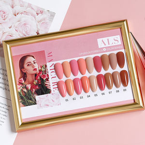 Kit de vernis à ongles en Gel rose, 3 AS, 9 couleurs, Nude, rose, <span class=keywords><strong>Pastel</strong></span>, paillettes, lampe à ongles, Gel durci - Product Image 2