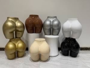 Maniquí Femenino Brasileño con Caderas Curvas y Glúteos Grandes, Medio Cuerpo, Estilo <span class=keywords><strong>Afroamericano</strong></span>, Hecho de Plástico - Product Image 2