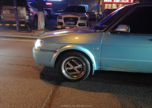Cerchio in Lega di Alluminio Flow Formed 14-17 Pollici 5x100 <span class=keywords><strong>Nero</strong></span> Lucido Multirazza con 5 Anni di Garanzia per Golf MK4 e Beetle - Product Image 6