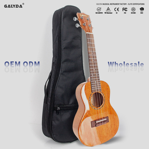 Ukelele de 23/26 Pulgadas con Tapa de Caoba Sólida, Acabado Brillante, 4 Cuerdas, para Principiantes y Adultos, con Funda, Venta al Por Mayor, OEM - Product Image 1