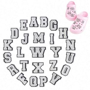 Ingrosso lettere <span class=keywords><strong>e</strong></span> numeri da scarpe per Clogs scarpe con fori parole iniziali nome età PVC gomma Charms - Product Image 6