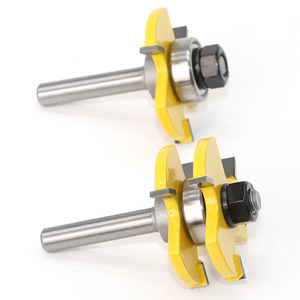 Foret à bois à 3 dents, tige et <span class=keywords><strong>rainure</strong></span> de <span class=keywords><strong>8mm</strong></span>, 3 dents, type T, <span class=keywords><strong>fraise</strong></span> à bois, perçage, ensemble de découpage de fraisage - Product Image 3