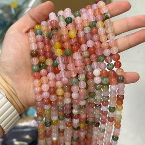 Natural Yanyuan Agate Beads Mixed Candy <strong>Colors</strong> Polished Round Beads Wholesale Jewelry Factory Raw Materials in Stock.<strong>color</strong>:#1 - Product Image 5