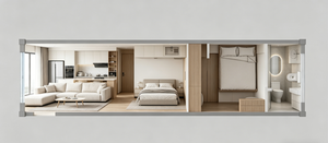 Prefabricated Steel Container <b>House</b>, Portable Compact Luxury Camping Modern Cabin, <b>Houses</b> for Sale in China - Product Image 5