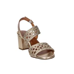 Sandales à talons pour femme Marco Tozzi 7 cm dorées taille 38 - Product Image 4