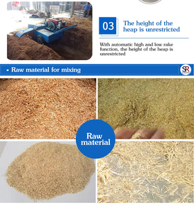 Tourneur de compost pour la machine de tournage de fermentation de substrat de ferme de champignon - Product Image 3