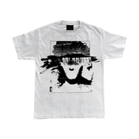 T-shirt personnalisé Slim Fit T-shirt à col rond en coton uni vierge T-shirt Streetwear à impression numérique Anime de haute qualité à épaules tombantes