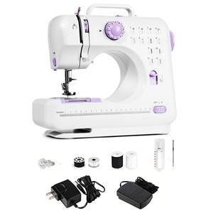 Máquina de Coser Eléctrica Portátil Mini Overlock con Motor Integrado y 12 Puntadas para Uso Doméstico - Product Image 6