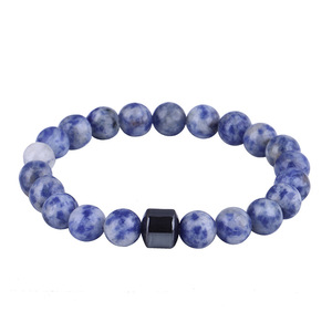 Pulsera Vente Chaude Personnalisé 8mm Cristal Oeil De Tigre Réglable <span class=keywords><strong>Lave</strong></span> Pierre Naturelle Perle Bracelet - Product Image 5