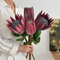 Bunga Sutra Buatan Grosir untuk Dekorasi Pernikahan, Perlengkapan Fotografi Rumah, Dekorasi Dalam Ruangan, Model Gaya Retro Nordik