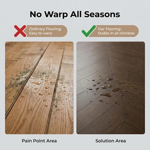 Suelo de <span class=keywords><strong>parquet</strong></span> de <span class=keywords><strong>roble</strong></span> en espiga de primera calidad con <span class=keywords><strong>precio</strong></span> directo de fábrica y entrega rápida para compradores mayoristas - Product Image 4