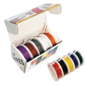 Cable DIY de 10 m * 5 Rollos, 30 28 26 24 22 20 18 17 16 15 AWG, para Electrodomésticos, Cobre Estañado, PVC, Silicona, Goma, Cable de Alambre para Bricolaje - Product Image 3