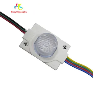 12V 1.5W SMD3030 RGB LED הזרקת מודולים עם עדשה