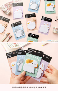 30 sáng tạo dễ thương động vật Sticker ghi chú chim Memo Pads thỏ con chó bài ghi chú đơn giản in tin nhắn sinh viên ghi nhớ ghi chú dán - Product Image 5