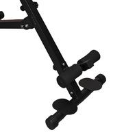 Banc de fitness à structure métallique durable pour la maison, entraînement abdominal, renforcement du corps entier, chaise romaine