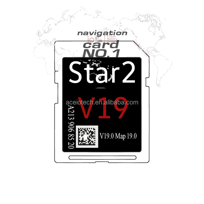 iotech Star2 A213 V19 Latest Version a2139068520 for car devices GPS CARD with Navigation CID SD Card
