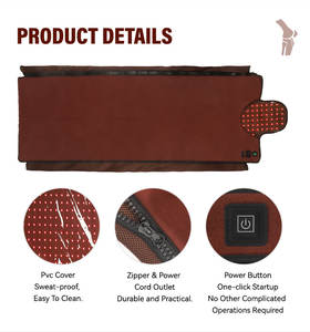 Thế hệ mới liệu pháp ánh sáng đỏ Túi ngủ LED hồng ngoại liệu pháp ánh sáng Pad giảm đau cơ thể chăm sóc sức khỏe thiết bị làm đẹp - Product Image 6